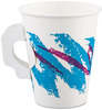 A Picture of product SLO-378HJZ SOLO® Cup Company Jazz® Paper Hot Cups, Handles, 8oz, Polycoated, 1000/Carton
