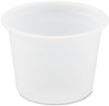 A Picture of product SLO-P100 SOLO® Cup Company Polystyrene Portion Cups, 1oz, Translucent, 250/Bag, 20 Bags/Carton