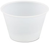 A Picture of product SLO-P400 SOLO® Cup Company Polystyrene Portion Cups, 4oz, Translucent, 250/Bag, 10 Bags/Carton