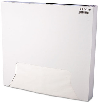 Bagcraft Papercon® Grease-Resistant Paper Wrap/Liners,  15 x 16, White, 1000/Box, 3 Boxes/Carton