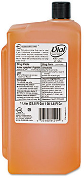Liquid Dial® Gold Antimicrobial Soap, Floral, 1000mL Refill, 8/Carton