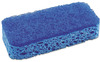 A Picture of product COX-91017 S.O.S® All-Surface Scrubbing Sponge, 3 x 5 1/4, 1" Thick, Dark Blue/Light Blue, 12/Carton