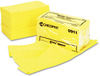 A Picture of product 823-208 Chicopee Masslinn Dust Cloths. Mineral Oil Treated. 24" x 16." Yellow. Unscented.