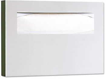 ClassicSeries® Stainless Steel Toilet Seat Cover Dispenser, 15 3/4 x 2 x 11, Satin Finish