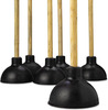A Picture of product IMP-9200 Impact® Industrial Plunger, 25" Wood Handle, 6" dia, 6/Carton