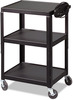 A Picture of product BLT-85892 BALT® Adjustable Utility Cart, 24w x 18d x 26 to 42h, Black