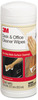 A Picture of product MMM-CL563CT 3M Desk & Office Cleaner Wipes, Cloth, 7 x 8, 25/Canister, 6 Canisters/Carton