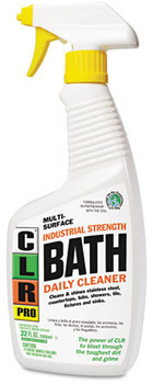 CLR® PRO Bath Daily Cleaner, Light Lavender Scent, 32oz Pump Spray, 6/Carton