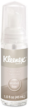 KIMBERLY-CLARK PROFESSIONAL* KLEENEX® Alcohol-Free Foam Hand Sanitizer, 1.5oz, Clear, 24/Carton