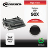 A Picture of product IVR-E390X Innovera® E390X Toner Remanufactured Black High-Yield Replacement for 90X (CE390X), 24,000 Page-Yield