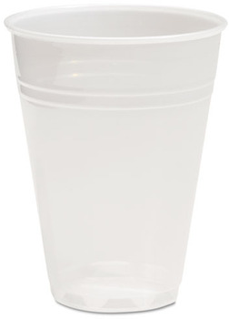 Boardwalk® Translucent Plastic Cold Cups. 7 oz. 100 cups/bag, 25 bags/carton.