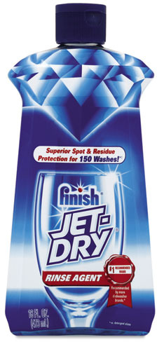 Finish Jet Dry New Hard Water Rinse Aid 8.45oz = 80 Washes Rinses Shines