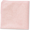 A Picture of product RCP-1820581 Rubbermaid® Commercial Microfiber Cleaning Cloths, 16 x 16, Pink, 24/Pack