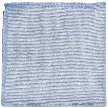 Rubbermaid® Commercial Microfiber Cleaning Cloths, 12 x 12, Blue, 24/Pack