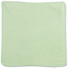 A Picture of product RCP-1820578 Rubbermaid® Commercial Microfiber Cleaning Cloths, 12 x 12, Green, 24/Pack