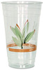 A Picture of product SLO-RTD24BB SOLO® Cup Company Bare® Eco-Forward® RPET Cold Cups, Leaf Design, 24 oz, 50/Pack, 12 Packs/Carton