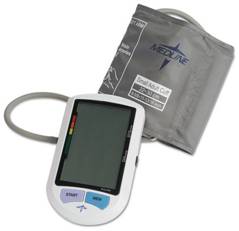 Medline Automatic Digital Upper Arm Blood Pressure Monitor, Small Adult Size