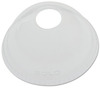 A Picture of product SLO-DLR626 SOLO® Cup Company PETE Plastic Dome Lids, Clear, 100/PK