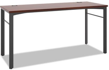 basyx® Manage™ Series Table DeskTable, 60w x 23 1/2d x 29 1/2h, Chestnut