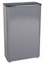 Rubbermaid Commercial Open Top Steel Wastebasket, fire-safe, puncture-resistant, 24 Gallon, Almond Color