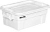 A Picture of product RCP-687616615 BRUTE® Tote with Lid. Gray Color.