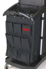 A Picture of product RCP-9T9000BLA Fabric 9-Pocket Organizer. Black Color.