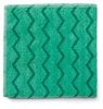 A Picture of product RCP-Q62000BL Rubbermaid HYGEN™ Microfiber General Purpose Cloth (Green, Blue or Red), 12/Case