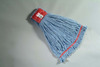 A Picture of product RCP-A25306BL Web Foot® Shrinkless® Wet Mop. 24 oz, Large, Blue, 5" Band.