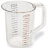 A Picture of product RCP-321700CLR Rubbermaid® Commercial Bouncer® Measuring Cup, 2qt, Clear