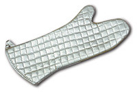 OVEN MITT 17  SILICONE TREATED.