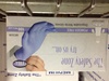 A Picture of product 280-325 Gloves.  Blue Nitrile.  Medium Size.  3 Mil Thick, Rolled Cuff.  Powder-Free.  Examination Grade