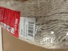 A Picture of product 530-110 Layflat Screw-Type Cut-End Cotton Wet Mop Head.  24 oz.  White Color.