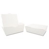 A Picture of product 967-893 SCT® ChampPak™ Carryout Boxes,  3lb, 7 3/4w x 5 1/2d x 2 1/2h, White, 200/Carton