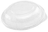 Solo Pete Plastic Food Container Lid. Clear. Dome shaped. 1000/cs.